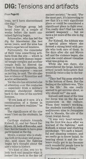 2006 08 - Kenosha News Article 002