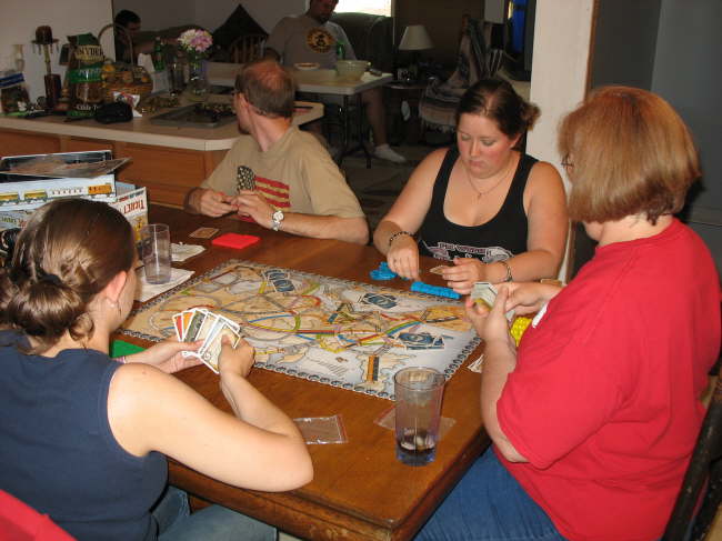 GameDay Myers - Tracy, Jacob, Amber and Kathy