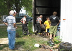 Daves Shed Fire - Checking things out