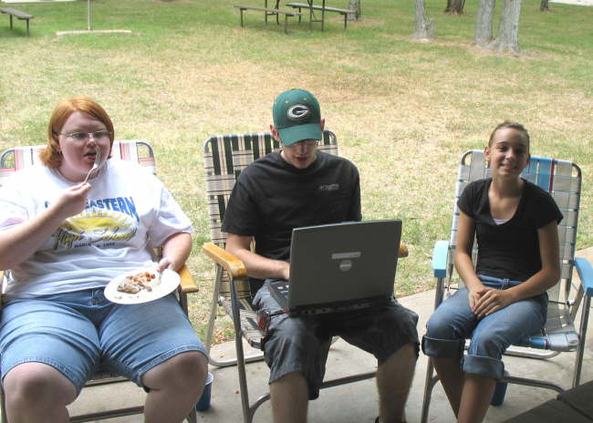 Fitzjarrald Reunion - Anna, Sam and Rachel