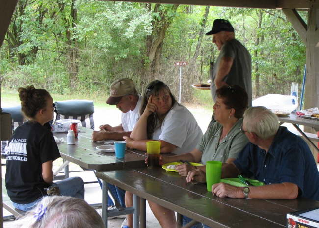 Fitzjarrald Reunion - Gwen and hubby and Tiera