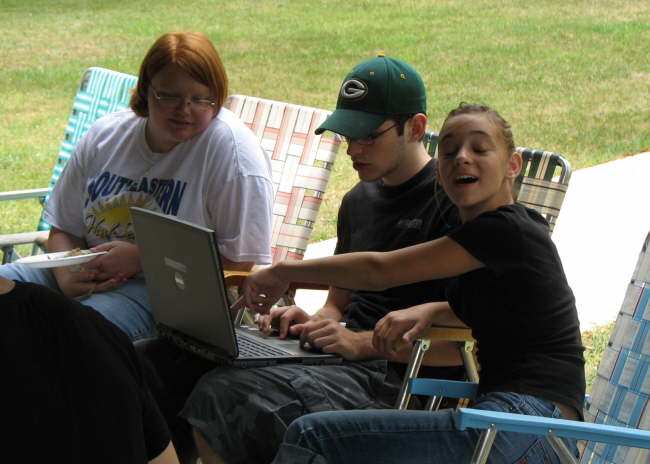 Fitzjarrald Reunion - Anna, Sam and Rachel