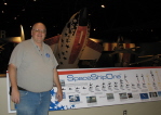 EAA Museum - Tim next to Space Ship One