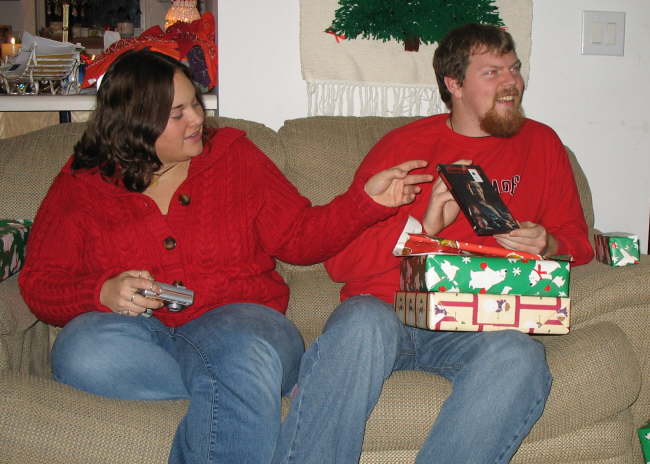 Amanda & Zac - Christmas 06