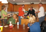 Carol, Paul, Red & Steve - Brothers Christmas 06