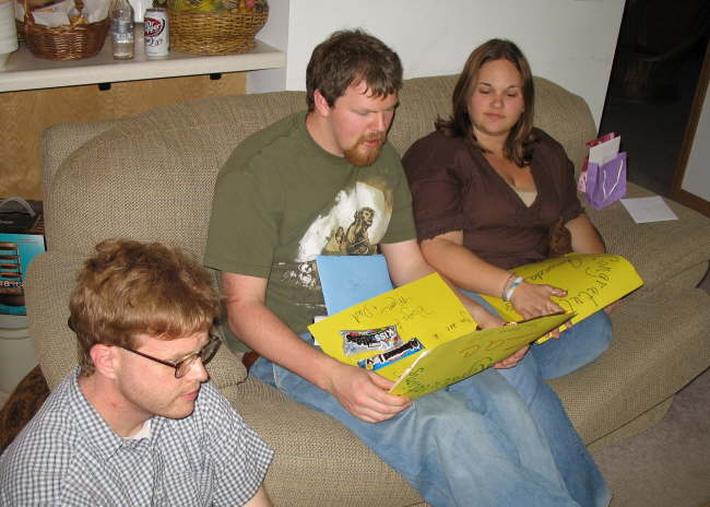 Cards - Jeremy, Zac and Amanda